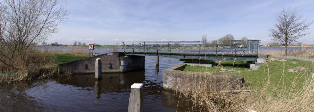 Eine Drehbrücke an der Utrechtschen Vecht